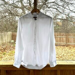 Ted Baker Men's White Slim Fit Button Down Dress Shirt Size 16.5